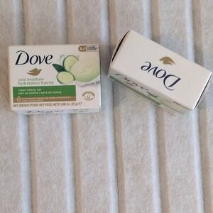 Dove Moisturizing Cream Beauty Bar Cucumber Scent for Body, Hands & Face 0.88 oz